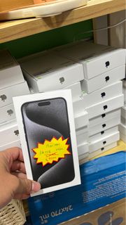 （蝕錢）Iphone 15 pro max 256黑色 行貨，全新未激活未開盒。一年Apple保養。大量現貨！（不二價）