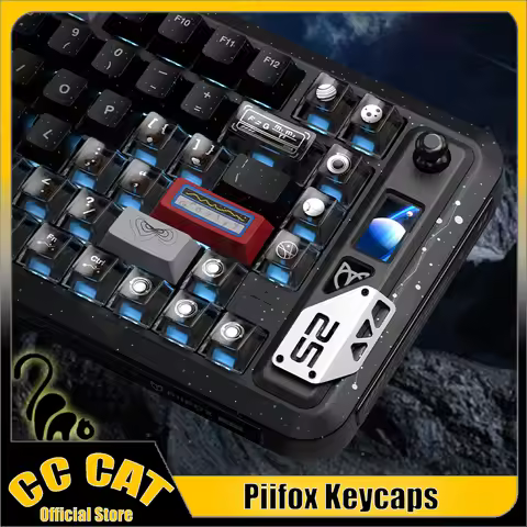 Piifox Keycaps Weightlessness Planet Pbt Original Pc 146keys Transparent Keycap Customized Personali