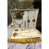 Bharatanatyam jewellery Set with a Glass Box #Kids Set 2