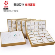 Jewelry Display Props Necklace Pendant Ring Earrings Bracelet Jewelry Display Tray Jewelry Counter D