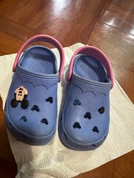 正版Crocs 小童米奇紫色鞋