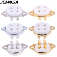 Ceramic 4pin Tube Socket Vacuum Tube Socket For 300B 2A3 811 274A 5Z3 572B 101D Vacuum Tube Amplifie