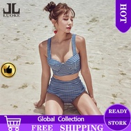 Luoke women‘s swimwear two piece sport direct official store bra women 【READY STOCK】with sport bra s