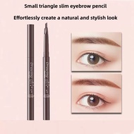 Double Head Eyebrow Pencil with Brush Long Lasting Waterproof Dyeing Eyebrow Pen 4 Colors 2 in 1 Nat