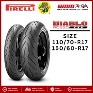 PIRELLI DIABLO ROSSO III Tyre 110/70-R17 150/60-R17 | Motorcycle Sport Tyre
