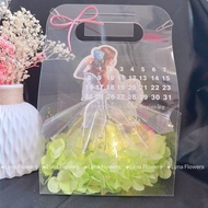 October 20 and November 20 gift girl's mika box with bow and flashing lights makes a very meaningful