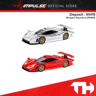 [PO] Trends Hobby 1:64 - Silver Porsche 911 GT 1998 / Red Porsche 911 GT1 1998