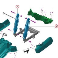 100% ORIGINAL YADEA E8S PRO REAR ABSORBER // 52300-DE8S-0100 100% ORIGINAL YADEA E8S PRO