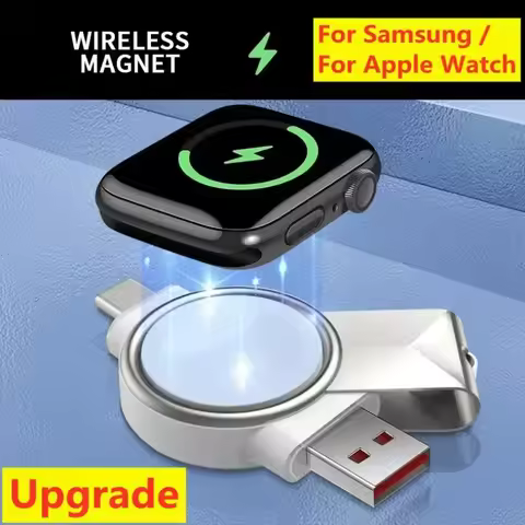 Fast Charging Dock Station Watch Wireless Charger For Galaxy Watch 6 Charger Type C For Samsung Gala