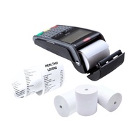 [SG Stock] cordless Thermal paper roll for NETS Machine receipt 57X40mm POS, Nets Visa Foodpanda Gra