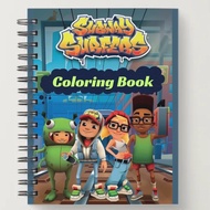 XO CB91 Subway Surfers (Spring binding, 180gsm thick paper) - Set of 20 A4 A5 Acrylic coloring pages