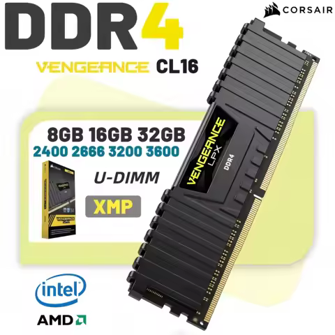 Corsair Vengeance LPX RAM DDR4 32GB 16GB 8GB 4000 3600 3200 2666 2400Mhz DIMM RAM PC4-25600 19200 21