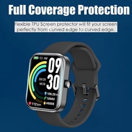 Lamshaw Compatible for Amzhero Fitness Tracker Screen Protector, [6 Pack] Full Coverage TPU Clear Fi