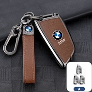 ที่หุ้มกุญแจหนังเคสกุญแจรถยนต์สังกะสีผสม E60 BMW หุ้มทั้งหมดป้องกันการล็อคปีนเขากันร่วงเคสสมาร์ทคีย์