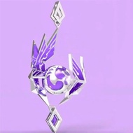 Yuanshen Thunder Eye Necklace God Eye Pendant Anime Game Peripheral Personality Clavicle Chain Creat