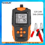 Foxsure FBT200 12V24V 3AH-200Ah battery tester, CCA battery tester, Good resistance measurement