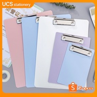 Ready Stock A5 Clipboard Folder Clip File Folder Clipboard Office Document Organizer Horizontal Vert