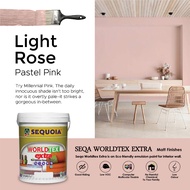 Special Warna 5L Emulsion Paint Light Rose S 1015/R20B 5L 📌 5L Seqa Worldtex Extra 💢 Cat Dalam / Smo