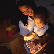 與孩子的回憶無價【質感線條】 原木Led夜燈藍芽喇叭 客製化夜燈