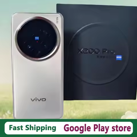 Unlocked Vivo X200 Pro Mobile Phone IP69 Waterproof 90W Charge 6000mAh Battery 50.0MP Camera 6.78" A
