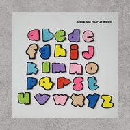 Flannel educational toy with small letter application