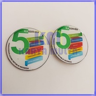 Pin 5 Values of Ministry of Religion Work Culture Round Ministry of Religion Pin - Karya Mulya