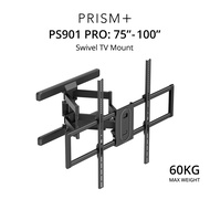 PRISM+ TV Swivel Wall Mount | 75" to 90" PS901 PRO Swivel Mounting [Installation]
