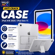 IPad A16 11 Inch 2025 iPad 11th Gen Anti Crack Stand Silicone Clear Casing