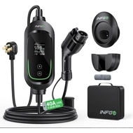 Level 2 EV Charger 40 Amp Portable EV Charger for Home J1772 25ft Cable 240V Charging Stations with 