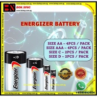 ENERGIZER ALKALINE 1.5V BATTERY/SIZE - AA / AAA / C / D