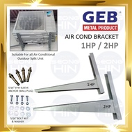 GEB 1HP 2HP AIRCOND BRACKET For OUTDOOR UNIT 冷气铁脚 Condenser Brackets kaki besi dinding ekon Bracket