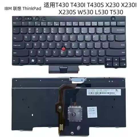 Keyboard for Lenovo Laptop ThinkPad T430 T430I T430S X230 X230T Keyboard T530 W530 L430 L530 04Y0490