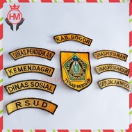 Bogor Regency Service Embroidery – Complete Bogor Regency Service Embroidery Bed - HM