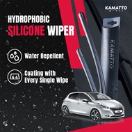 Kamatto Wiper Peugeot 208 (2013-2019) Hydrophobic Silicone Windshield Wiper Water Repelling Coating