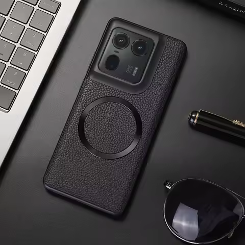 Litchi Pattern Magnetic Phone Case for Moto Edge 50 Pro 40 X50 Ultra G85 G45 G35 G55 5G Wireless Cha