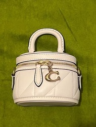 Coach trail 12 crossbody bag 白色 盒子包