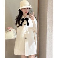 Jianshui Biying ️ Japanese Boutique Double-Sided Woolen Small Bow Coat Ringo Rabbit Japan Order 24A2