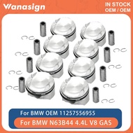 Engine 8x Pistons With Rings Kit Φ89mm Fit 4.4 L For BMW M5 M6 X5 X6 M E70 F10 F12 N63 N63B44 4.4L V