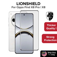 (MY) Lionshield Oppo Find X8 Pro / Find X8 5G Screen Protector Clear Tempered Glass - Fingerprint Un