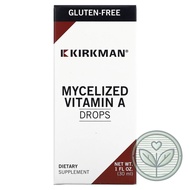 ️ Kirkman Labs, Mycelized Vitamin A Drops, 1 fl oz (30 ml) (C4)