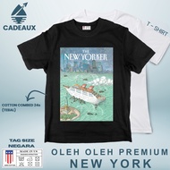 NEW YORK 24 T-Shirt Cotton Combed 24s SOUVENIR PREMIUM GIFT