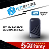 WESTERN DIGITAL WD MY PASSPORT EXTERNAL SSD  500GB/ 1TB / 2TB - BLUE