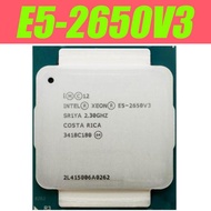 Intel Xeon E5 SR1YA V3 CPU ซีพียูเซิร์ฟเวอร์2.3G CPU LGA 2011-3 E5-2650 V3 2650V3โปรเซสเซอร์ SR1YA 10-Core สำหรับเมนบอร์ด Celeste