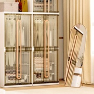 Yeya也雅 60面寬浮光輕奢風雙層衣櫃(附1掛衣桿+2籃)-DIY