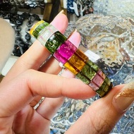 濃色碧璽帶手排10.5mm12.9g全方位能量磁場高頻率能量旺夫石