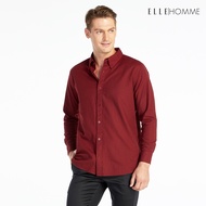 ELLE HOMME | Long-Sleeved Shirt Collar REGULAR Style Wine Red W8B675