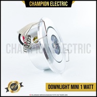 MATA 1W LED Downlight Spotlight - Mini 1 Eye Spotlight Warm White, White