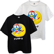 T-Shirt Donki Don Quixote Jing'an Hall Tang Anime Print Penguin Moon Riding Pattern Real Cotton Comf