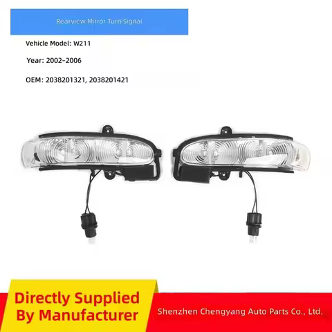 Light Mercedes W211 02-06 Replacement for Mercedes Benz E Class W211 02-06 Side Mirror Turn Signal L