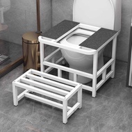 Bathroom Storage Stool Rack Toilet Change Squat Toilet Bathroom Handy Tool Squat Pit Rack Toilet Sto